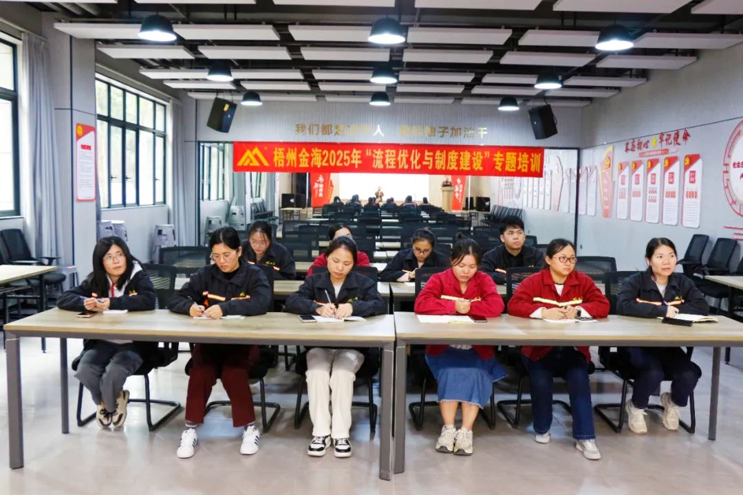 绩效激励 | 智优流程 创赢新篇--梧州金海2025年流程优化与制度建设培训圆满完成！_广东金；；；Ｑだ眉庞邢薰 - 不锈钢 - 商业 - 物流