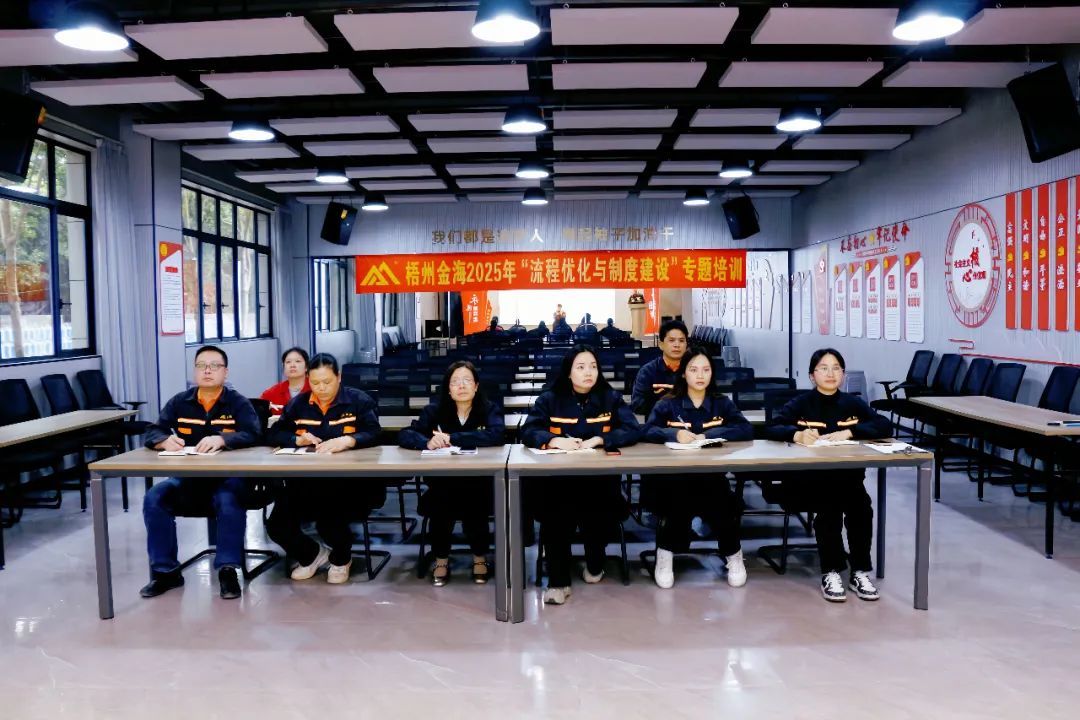 绩效激励 | 智优流程 创赢新篇--梧州金海2025年流程优化与制度建设培训圆满完成！_广东金；；；Ｑだ眉庞邢薰 - 不锈钢 - 商业 - 物流